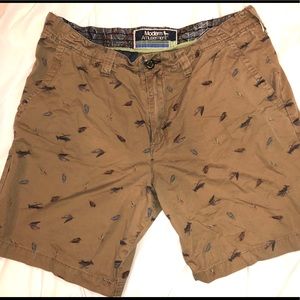 Modern Amusement Fly Fishing Design Shorts
